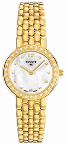 Tissot T-Gold Caliente Quartz Arabic Numerals Diamonds Watch # T74.3.116.74 (Women Watch)