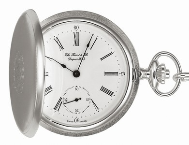 Tissot T-Pocket Savonnette Mechanical Small Second Hand Roman Watch# T83.1.452.13 (Unisex Watch)