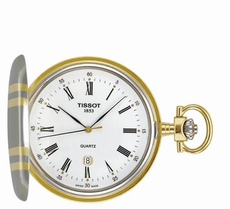 Tissot T-Pocket Savonnette Quartz Analog Date Watch# T83.8.553.13 (Unisex Watch)