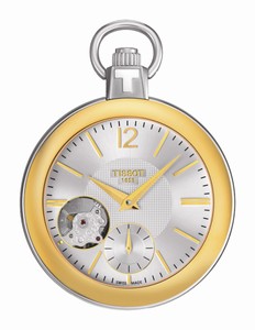 Tissot T-Pocket Mechanical Hand Wind Stainless Steel Watch# T853.405.29.037.00 (Unisex Watch)
