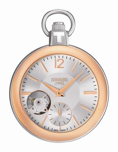 Tissot T-Pocket Mechanical Hand Wind Stainless Steel Watch# T853.405.29.037.01 (Unisex Watch)