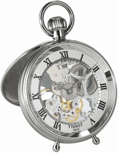 Tissot T-Pocket Mechanical Hand Wind Roman Watch# T86.6.701.33 (Unisex Watch)