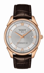 Tissot T-Gold Vintage Automatic 18ct Rose Gold Case Powermatic 80 Brown Leather Watch# T920.407.76.038.00 (Men Watch)