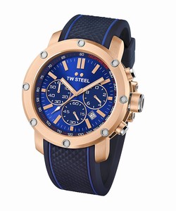 TW Steel Blue Dial Silicone Watch #TS3 (Men Watch)