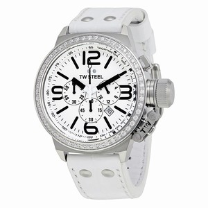 TW Steel White Quartz Watch #TW10R (Unisex Watch)