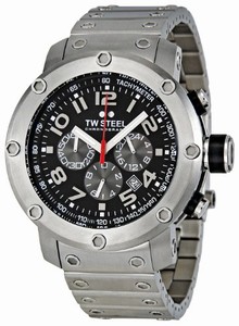 Tw Steel Quartz Chronograph Date 45mm Grandeur Tech Watch #TW126 (Men Watch)