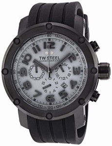 Tw Steel Quartz Chronograph Date 48mm Grandeur Tech Watch #TW129 (Men Watch)