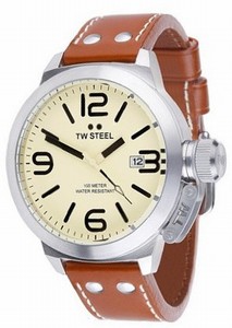 Tw Steel Quartz Date 50mm Canteen Watch #TW21 (Men Watch)