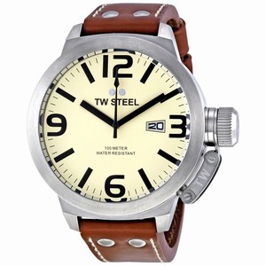 TW Steel Cream Quartz Watch #TW21N (Men Watch)