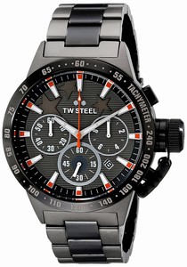 TW Steel Dark Grey Quartz Watch # TW313 (Men Watch)