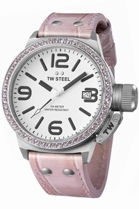 Tw Steel Quartz Crystal Date 45mm Canteen Watch #TW36 (Women Watch)