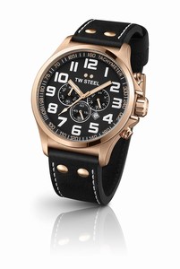 TW Steel black Dial Leather Watch # TW418 (Women Watch)