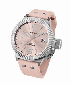 TW Steel Pink Dial Fixed Band Watch #TW540 (Women Watch)