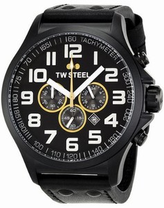 Tw Steel Quartz Chronograph Date 48mm Pilot Watch #TW678R (Men Watch)