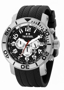 Tw Steel Quartz Chronograph Date 45mm Grandeur Diver Watch #TW72 (Men Watch)