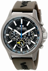 TW Steel Black Dial Silicone Watch #TW936 (Men Watch)