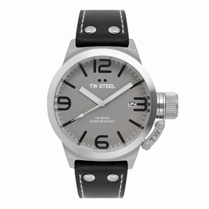 TW Steel Grey Dial Leather Watch #TW944 (Women Watch)