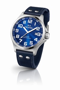 TW Steel Blue Dial Calendar Watch #TW-400 (Women Watch)