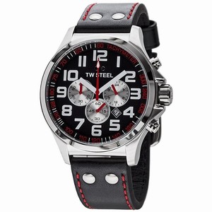 TW Steel Black Dial Stop_watch Watch #TW-414 (Women Watch)