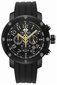 TW Steel Black Dial Silicone Watch #TW-609 (Women Watch)