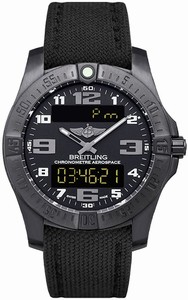 Breitling Swiss quartz Dial color Black Watch # V7936310/BD60-101W (Men Watch)