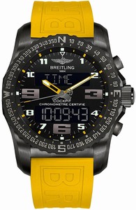 Breitling Swiss quartz Dial color Black Watch # VB5010A4/BD41-242S (Men Watch)