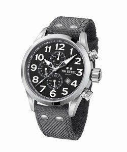 TW Steel Black Dial Textile Watch #VS13 (Men Watch)