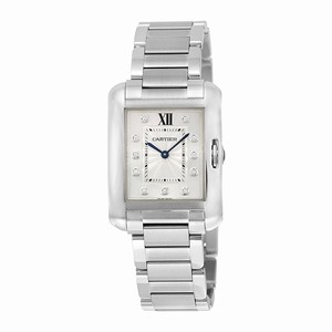 Cartier Swiss quartz Dial color silver-diamond Watch # W4TA0004 (Women Watch)
