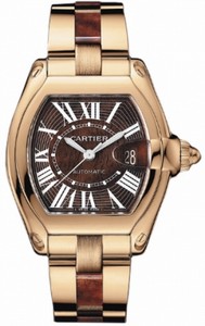 Cartier Automatic 18kt Rose Gold Brown Dial 18kt Rose Gold Band Watch #W6206001 (Men Watch)