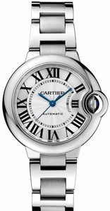Cartier Automatic Polished Stainless Steel Silver Opaline Dial Polished And Brushed Stainless Steel Band Watch #W6920071 (Women Watch)