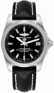 Breitling Swiss quartz Dial color Black Watch # W7433012/BE08-414X (Men Watch)