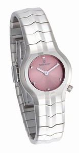 TAG Heuer Quartz Pink Dial Stainless Steel Watch# WAA1412.BA0760 (Women Watch)