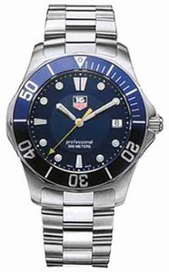 TAG Heuer Aquaracer Quartz Blue Dial Date Stainless Steel Watch # WAB1112.BA0801 (Men Watch)