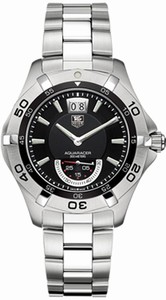 TAG Heuer Aquaracer Quartz Black Dial Grande Date Stainless Steel Watch # WAF1010.BA0822 (Men Watch)