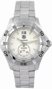TAG Heuer Aquaracer Quartz Grande Date Stainless Steel Watch #WAF1015.BA0822 (Men Watch)