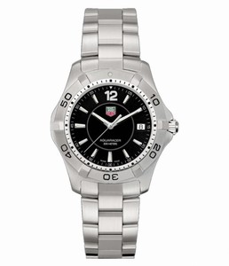 TAG Heuer Aquaracer Quartz Black Dial Date 300M Stainless Steel Watch # WAF1110.BA0800 (Men Watch)