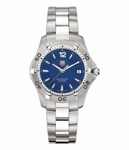 TAG Heuer Aquaracer Quartz Blue Dial Date Stainless Steel Watch # WAF1113.BA0801 (Men Watch)