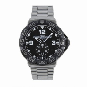 TAG Heuer Quartz Black Dial Brushed Stainless Steel Case And Bracelet Watch #WAH1010.BA0860