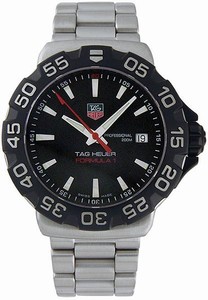 TAG Heuer Formula 1 Quartz Black Dial Date Stainless Steel Watch # WAH1110.BA0850 (Men Watch)