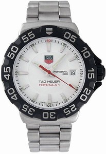 TAG Heuer Formula 1 Quartz White Dial Date Stainless Steel Watch # WAH1111.BA0850 (Men Watch)