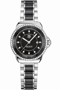 TAG Heuer Quartz Diamond Dials Date 32mm Formula 1 Watch #WAH1312.BA0867 (Women Watch)