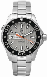 TAG heuer Aquaracer Quartz 500M Date Stainless Steel Watch #WAJ1111.BA0871 (Men Watch)