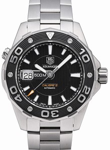 TAG Heuer Aquaracer Automatic 500m Calibre 5 Stainless Steel Watch #WAJ2110.BA0870 (Men Watch)