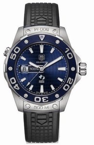 TAG Heuer Automatic Date 500 Meter Water Resistant Limited Edition Aquaracer Watch #WAJ2116.FT6015 (Men Watch)