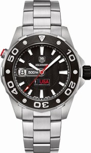 TAG Heuer Automatic Date 500 Meter Water Resistant Team USA Aquaracer Watch #WAJ2118.BA0870 (Men Watch)