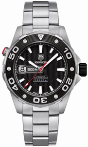 TAG Heuer Aquaracer Automatic Date 500 Meter Water Resistant Stainless Steel Watch #WAJ2119.BA0870 (Men Watch)