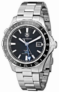 TAG Heuer Aquaracer Automatic Calibre 7 GMT Date Stainless Steel Watch# WAK211A.BA0830 (Men Watch)
