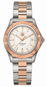TAG Heuer Aquaracer Automatic Calibre 5 Stainless Steel and Rose Gold Watch #WAP2150.BD0839 (Women Watch)