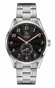 TAG Heuer Carrera Automatic Calibre 6 Heritage Black Dial Date Stainless Steel Watch #WAS2114.BA0732 (Men Watch)