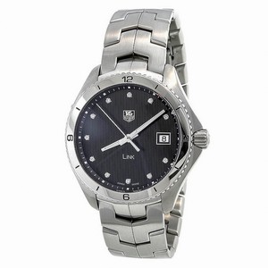 TAG Heuer Link Quartz Black Dial Date Stainless Steel Watch #WAT1112.BA0950 (Men Watch)